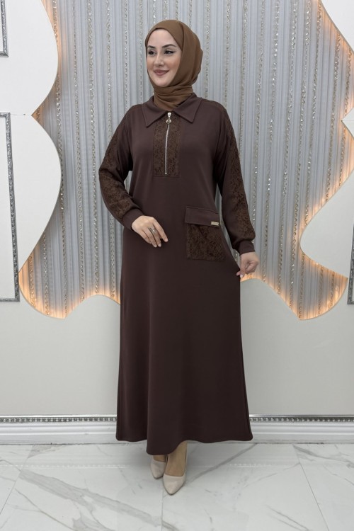 Elmin Elbise Kahverengi