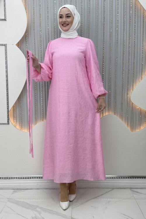 Elvanur Elbise Pembe