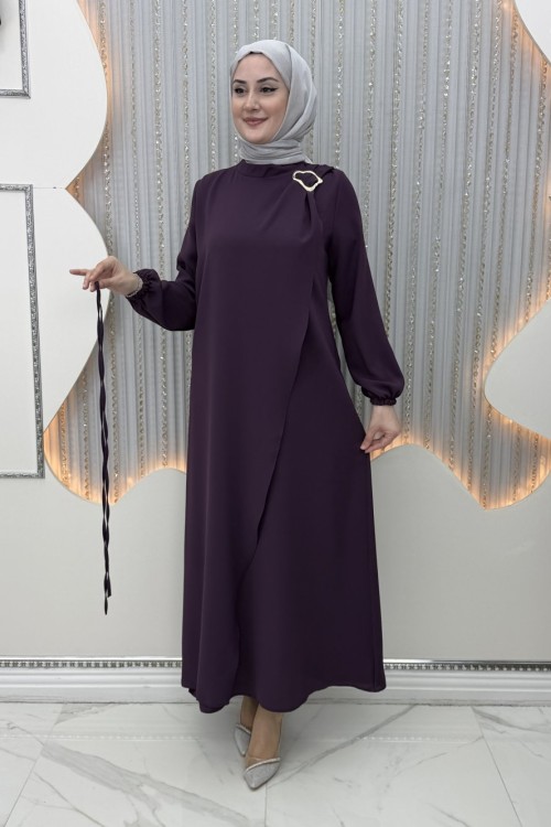 Esila Elbise Mor