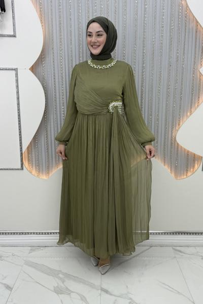 Esinti Abiye Yağ Yeşili