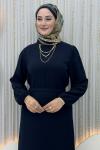 Eylül Elbise Lacivert