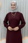 Eylül Elbise Bordo