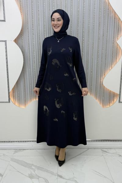 Gizem Elbise Lacivert