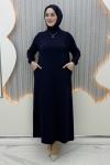 Gözde Elbise Lacivert
