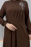 Gülay Elbise Kahverengi