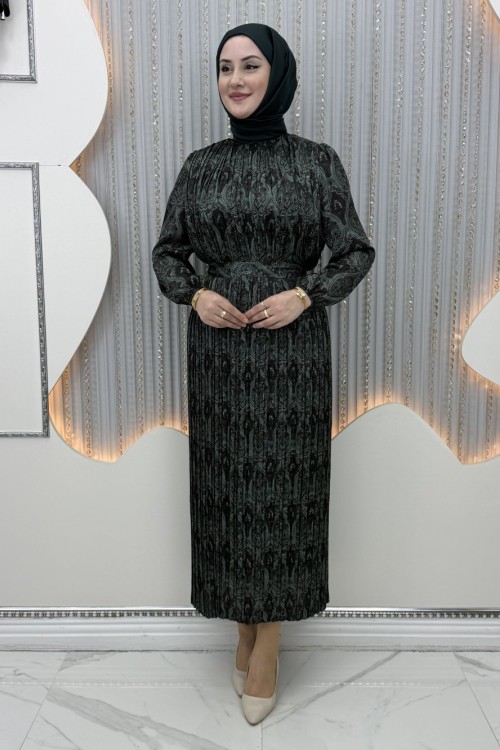 Güzün Elbise Haki