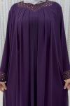 Hediye Elbise Mor