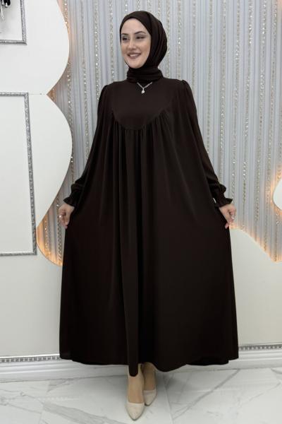 Ilgaz Elbise Kahverengi