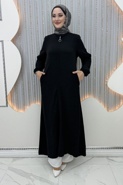 İlmek Ferace Siyah