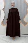 İlsu Elbise Kahverengi