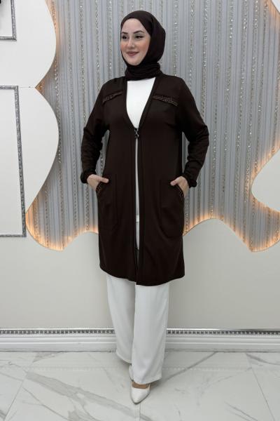 İzlem hırka Kahverengi