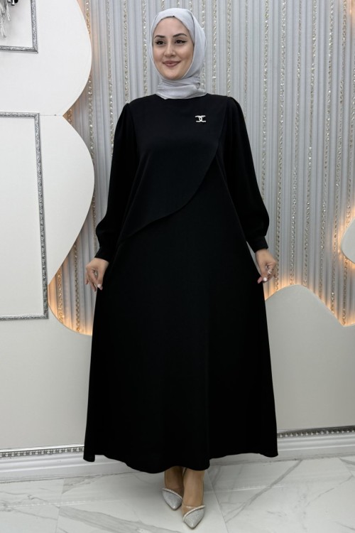 Jasmin elbise Siyah