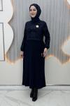 Kıdem Elbise Lacivert