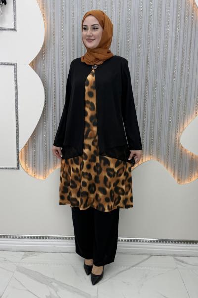 Kısmet Pantolonlu Takım Taba