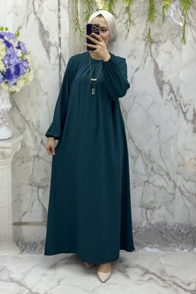 Mariy elbise 54 beden e kadar Zümrüt