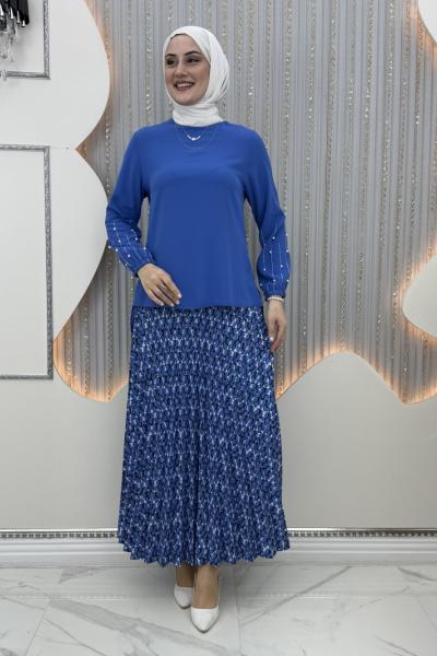 Modesa etekli takım Mavi