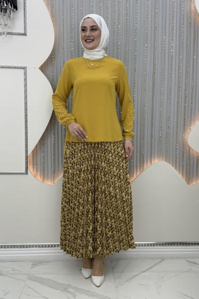 Modesa etekli takım Sarı
