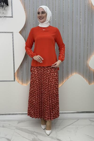 Modesa etekli takım Turuncu