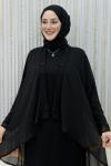 Monika Elbiseli Hırka Siyah