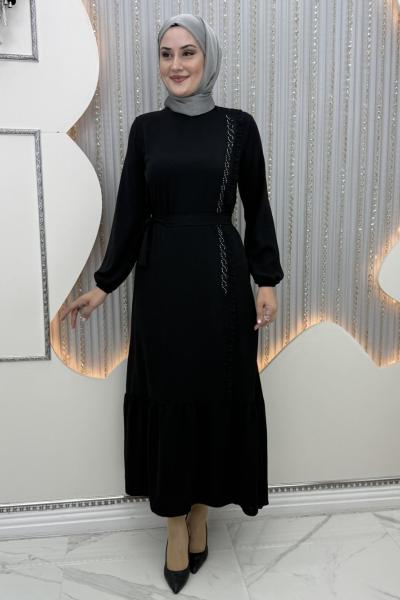 Müjgan elbise Siyah