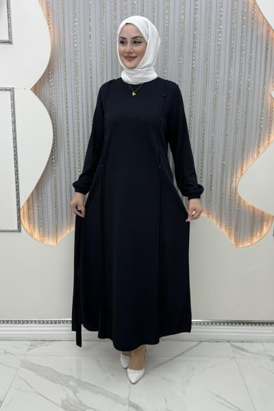 Narin Elbise Lacivert