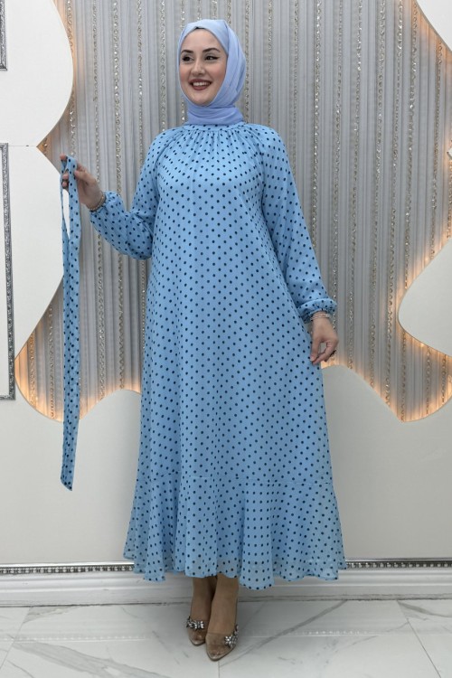 Nilşah Elbise Mavi