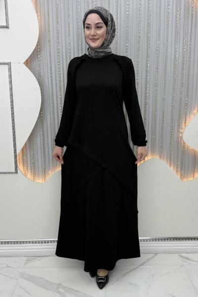 Nüha Elbise Siyah