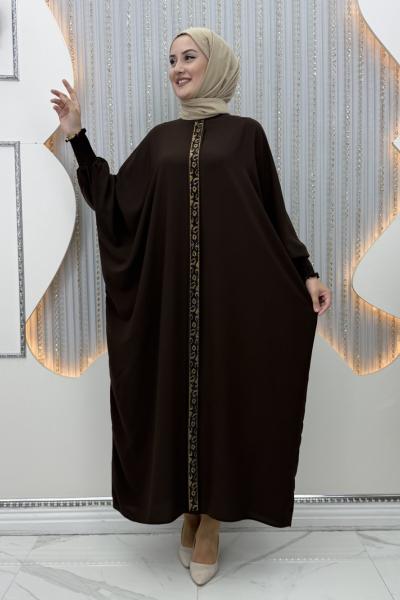 Nurşin Elbise Kahverengi