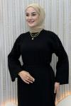 Perlune Elbise Siyah