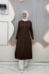 Piraye Hırka Elbise Kahverengi