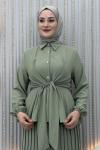 Pırıltı Etekli Takım Yeşil