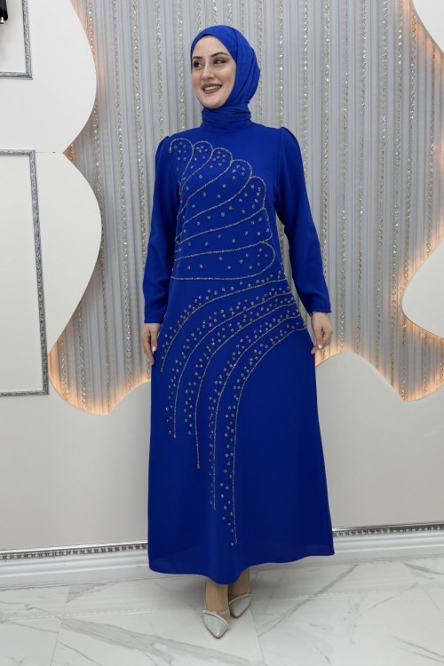 Şahika Abiye Saks Mavisi