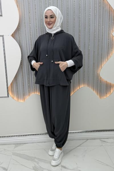Şalvar 2’li takım Antrasit