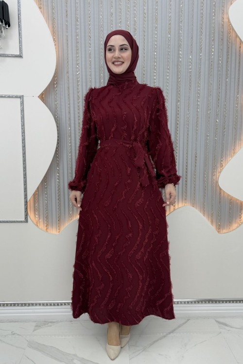 Selma Elbise Bordo