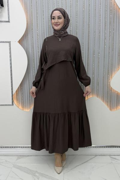 Sena Elbise Kahverengi