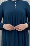 Serenay Elbise Petrol Mavisi