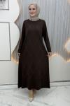 Şermin Elbise Kahverengi