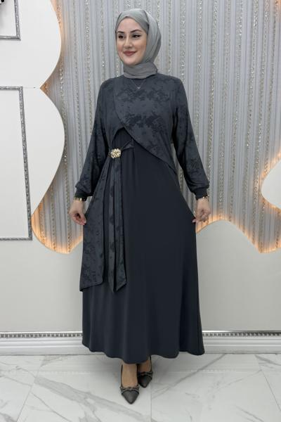 Sevda Elbise Antrasit