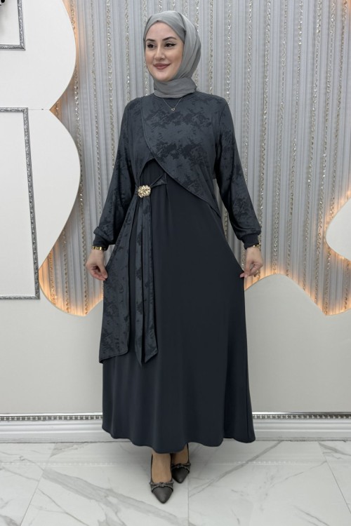Sevda Elbise Antrasit