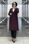 Stella kareli kap  Bordo