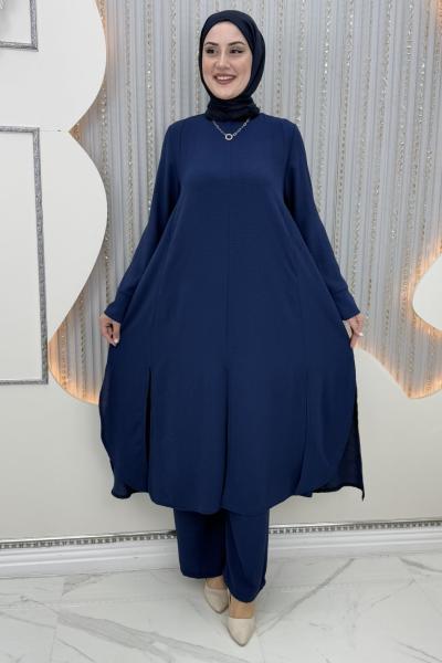 Talya pantolonlu takım Lacivert