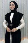 Tüzün Yelek Siyah