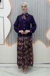 Ümmüş Etekli Takım Mor