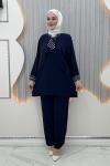 Vuslat Pantolonlu Takım Lacivert
