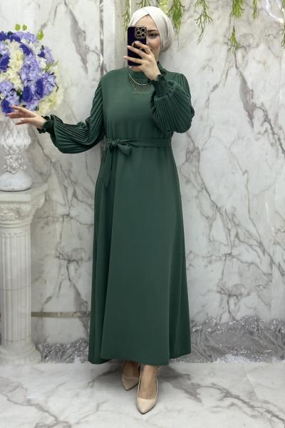 Yeni Parla Elbise Zümrüt