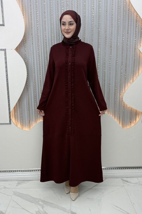 Yezra Elbise Bordo