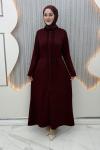 Yezra Elbise Bordo