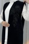 Zeliha Triko Yelek Siyah