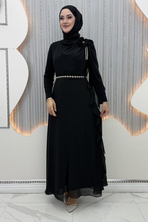 Zeynep Elbise Siyah