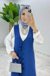 Saks Mahya Jile Veya Takım Tesettür Giyim